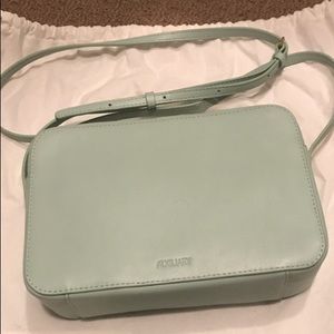 Aritzia auxiliary averycamp green bag worn once